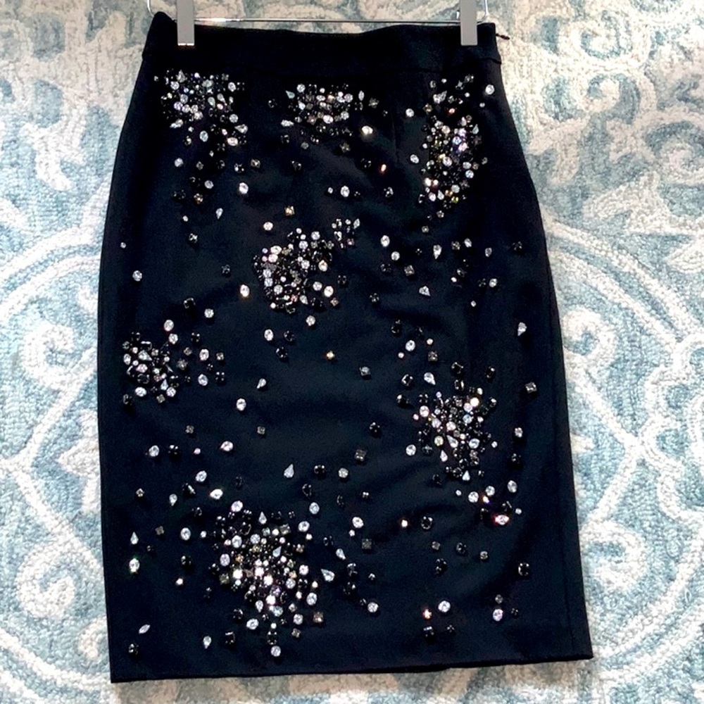 Rhinestone embellished skirt